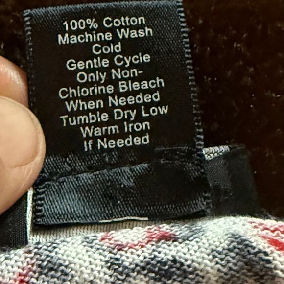 Ann Taylor M Black & Red Floral Print on White Short Sleeve Cardigan - Picture 5 of 6